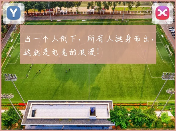 当一个人倒下，所有人挺身而出，这就是电竞的浪漫！